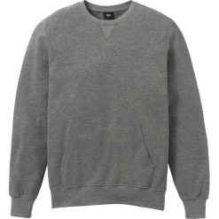 Bluza z okrągłym dekoltem z materiału pique o waflowej strukturze bonprix szary melanż. Szare bluzy męskie bonprix, s, bez wzorów, z okrągłym kołnierzem, bez rękawów, bez kaptura. Za 74,99 zł.