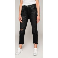 Diesel - Jeansy De-Clairy. Czarne proste jeansy damskie marki Diesel. W wyprzedaży za 799,90 zł.