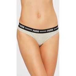 Puma - Stringi (2-pack). Szare majtki damskie Puma, s, z elastanu. W wyprzedaży za 59,90 zł.