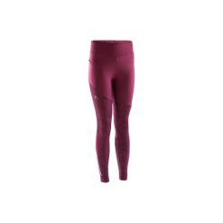 Legginsy Do Biegania Run Warm+ Damskie. Fioletowe legginsy marki KALENJI, l. W wyprzedaży za 49,99 zł.