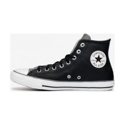 Converse Seasonal Colour Leather Chuck Taylor All Star High Tenisówki Czarny. Czarne trampki męskie Converse, bez wzorów, ze skóry, retro, bez zapięcia. Za 411,95 zł.