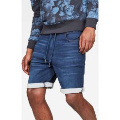 G-Star Raw - Szorty. Niebieskie spodenki i szorty męskie G-Star RAW, bez wzorów, z elastanu, retro. Za 469,90 zł.