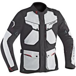 Kurtka tekstylia IXON CROSSTOUR HP kolor czarny/szary, rozmiar M. Szare kurtki męskie IXON, m, bez wzorów, z tkaniny, bez kaptura. Za 1069,01 zł.