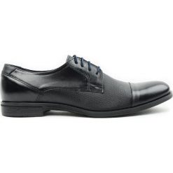 Półbuty męskie Łukbut. Czarne buty wizytowe męskie Łukbut, bez zapięcia. Za 299,00 zł.