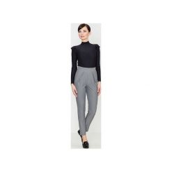 Spodnie K397 Szary. Szare spodnie damskie marki Lenitif, l. Za 129,00 zł.