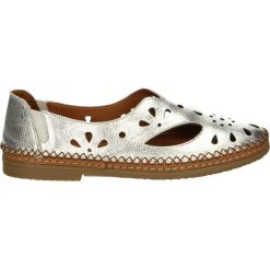 Mokasyny damskie: Mokasyny - 70068 SILVER