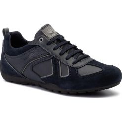 Sneakersy GEOX - U Ravex D U923FD 022BU C4002 Navy. Niebieskie sneakersy męskie Geox, na co dzień, bez wzorów, z zamszu, eleganckie, bez zapięcia. Za 349,00 zł.