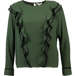 Bluzki asymetryczne: Whistles POPPY FRILL FRONT Bluzka dark green