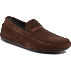 Mokasyny HUGO - Dandy 50428711 10209222 01 Dark Brown 209. Pomarańczowe mokasyny męskie HUGO, ze skóry. Za 749,00 zł.