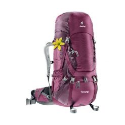 Deuter Plecak Turystyczny Aircontact 50 + 10 Sl Blackberry-Aubergine. Fioletowe plecaki damskie marki Deuter, bez wzorów, sportowe, bez dodatków. Za 822,00 zł.