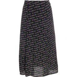 Spódnica trapezowa Tommy Jeans Outline Print DW0DW07737. Czarne spódniczki damskie Tommy Jeans, m, bez wzorów, z wiskozy, midi, trapezowe. W wyprzedaży za 319,00 zł.