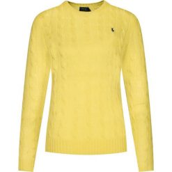 Sweter Polo Ralph Lauren Lsl 211525764002. Żółte swetry damskie Polo Ralph Lauren, xl, bez wzorów, klasyczne, bez rękawów, bez kaptura. Za 699,00 zł.