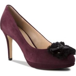 Szpilki HÖGL - 6-108092 Darkplum/Black 8101. Fioletowe półbuty damskie HÖGL, z aplikacjami, ze skóry, eleganckie, bez obcasa, na obcasie, bez zapięcia. W wyprzedaży za 419,00 zł.