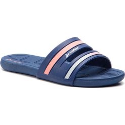 Klapki RIDER - Resort II Fem 82504 Blue/Orange 22455. Niebieskie klapki damskie Rider, bez wzorów, z tworzywa sztucznego, bez obcasa. W wyprzedaży za 89,00 zł.