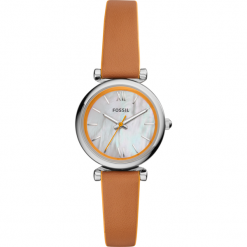 Zegarek FOSSIL - Carlie Mini ES4835 Brown/Silver. Szare zegarki damskie Fossil. W wyprzedaży za 309,00 zł.