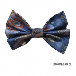 Mucha / Muszka Męska - Niebieska Mandala. Niebieskie muchy męskie Pakamera, z bawełny. Za 65,00 zł.
