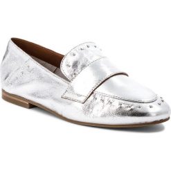 Lordsy INUOVO - 9076 Silver. Szare półbuty damskie Inuovo, na co dzień, bez wzorów, ze skóry, bez obcasa, na obcasie, bez zapięcia. W wyprzedaży za 139,00 zł.
