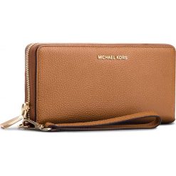Duży Portfel Damski MICHAEL MICHAEL KORS - Mercer 32F6GM9E9L Acorn. Brązowe portfele damskie MICHAEL Michael Kors, ze skóry. Za 699,00 zł.