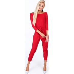 Kombinezon z odkrytymi ramionami czerwony 1882. Czerwone kombinezony damskie marki Fasardi, xl. Za 89,00 zł.