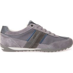 Geox Wells Tenisówki Szary. Szare trampki męskie Geox, ze skóry. Za 464,95 zł.