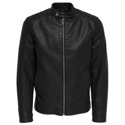 Only&Sons Męska Kurtka Kris Czarny Pu Jacket (Rozmiar S). Czarne płaszcze męskie marki Only&Sons, s, bez wzorów, bez kaptura. W wyprzedaży za 147,00 zł.