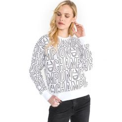 Champion Bluza Biały. Białe bluzy damskie Champion, m, bez wzorów, z bawełny, bez rękawów, bez kaptura. Za 197,95 zł.