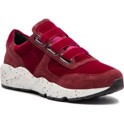 Sneakersy MARELLA - 65260485 001. Czerwone półbuty damskie Marella, na co dzień, bez wzorów, ze skóry, bez obcasa, na płaskiej podeszwie, bez zapięcia. W wyprzedaży za 559,00 zł.
