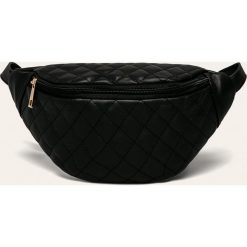 Answear - Nerka. Czarne nerki damskie ANSWEAR, w paski, z materiału, casualowe, pikowane. Za 59,90 zł.
