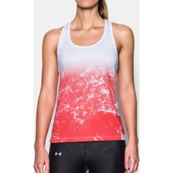 Under Armour Top Hex Delta Racer Tank kolor biało-różowy r. S (1298152-101). Białe topy sportowe damskie marki Under Armour, s. Za 128,93 zł.
