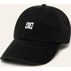 Dc - Czapka. Czarne czapki męskie DC, bez wzorów, z bawełny. Za 129,90 zł.