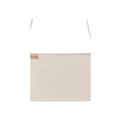 Nodo bag "S" beżowa kopertówka z paskiem na ramię. Brązowe kopertówki damskie Hairoo, na co dzień, w paski, klasyczne, na ramię, bez dodatków. Za 110,00 zł.