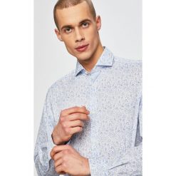 Selected - Koszula. Białe koszule męskie marki Selected, s, bez wzorów, z bawełny, casualowe, z włoskim kołnierzykiem, z długim rękawem. Za 219,90 zł.
