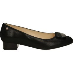 Czółenka - 3997093 NERO. Czarne buty ślubne damskie Venezia, ze skóry. Za 159,00 zł.