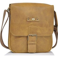Skórzana listonoszka unisex Daag Woody 4 koniak - Koniak. Torby męskie skórzane daag, bez wzorów, z poliesteru. Za 229,99 zł.