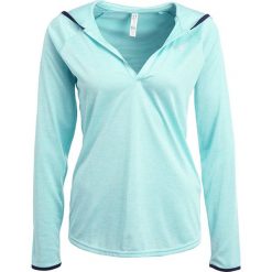 Under Armour TECH TWIST Koszulka sportowa blue infinity. Niebieskie topy sportowe damskie marki Under Armour, s, z elastanu. W wyprzedaży za 141,75 zł.