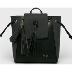 Pepe Jeans - Plecak Bitmat. Brązowe plecaki damskie Pepe Jeans, bez wzorów, z poliesteru. W wyprzedaży za 179,90 zł.