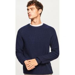 Sweter z raglanowym rękawem - Granatowy. Niebieskie bez kategorii Reserved, s. Za 99,99 zł.