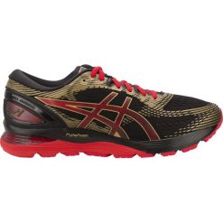 Buty Asics Gel-Nimbus 21 M Czerwono-Czarny. Czerwone buty sportowe męskie Asics, z włókna, bez zapięcia, do biegania. Za 589,99 zł.