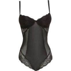 Body bonprix czarny. Czarne body damskie marki bonprix, w koronkowe wzory, z koronki. Za 59,99 zł.