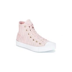 Buty Converse Chuck Taylor All Star-Hi. Różowe trampki i tenisówki damskie marki Converse, bez wzorów, bez zapięcia. Za 279,20 zł.