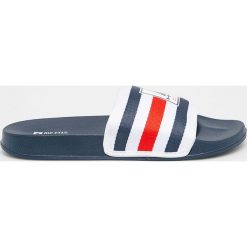 Big Star - Klapki. Niebieskie kapcie męskie BIG STAR, z materiału, bez zapięcia. W wyprzedaży za 49,90 zł.