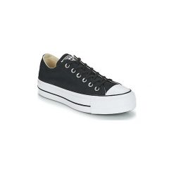Buty Converse Chuck Taylor All Star Lift Clean Ox Core Canvas. Czarne trampki i tenisówki damskie Converse, bez wzorów, bez zapięcia. Za 323,10 zł.