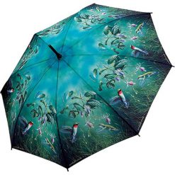Parasole: Parasol „Hautman Hummingbirds” w kolorze turkusowo-czarnym