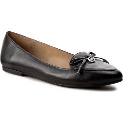 Półbuty MICHAEL MICHAEL KORS - Nancy Flat 40F6NCFP1L Black. Czarne półbuty damskie marki MICHAEL Michael Kors, bez wzorów, ze skóry, bez obcasa, na obcasie, bez zapięcia. W wyprzedaży za 489,00 zł.