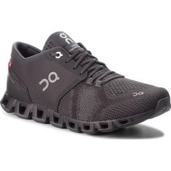 Buty ON - Cloud X 000020 Black/Asphalt 4005. Czarne buty do biegania męskie marki On, z materiału, na sznurówki. Za 649,00 zł.