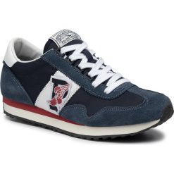 Sneakersy POLO RALPH LAUREN - Train 90 809736258004 Navy Mu. Niebieskie sneakersy męskie Polo Ralph Lauren, na co dzień, bez wzorów, z zamszu, bez zapięcia. Za 539,00 zł.