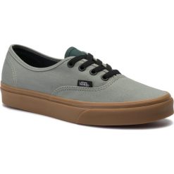 Tenisówki Vans Authentic VN0A2Z5IV4T1. Zielone półbuty damskie Vans, bez wzorów, bez obcasa, bez zapięcia. W wyprzedaży za 199,00 zł.