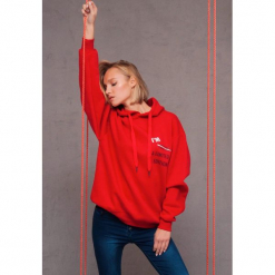 Czerwona Bluza Executive. Czerwone bluzy z kapturem damskie other, m. Za 59,99 zł.