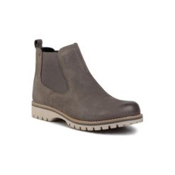 Lasocki WI16-218128 Khaki. Brązowe botki damskie Lasocki, ze skóry, bez obcasa, bez zapięcia. Za 199,99 zł.