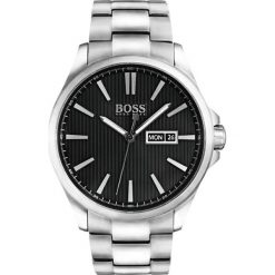 Hugo Boss Zegarek Srebrny. Szare zegarki męskie HUGO BOSS, srebrne. Za 1544,95 zł.